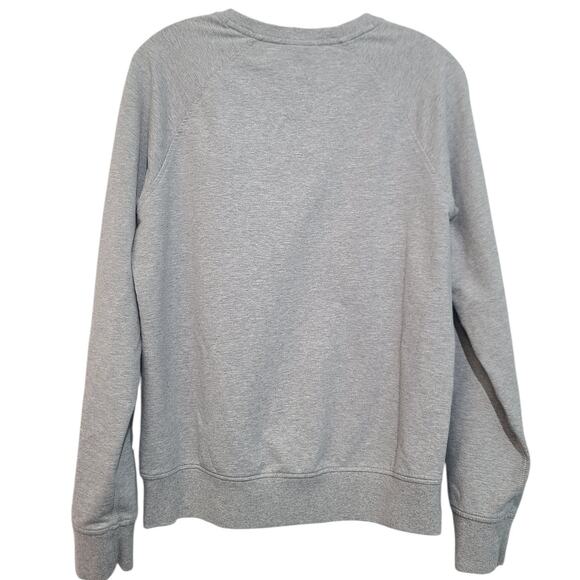 Patagonia Fitz Roy Bison Crew Sweatshirt Medium Gray EUC Organic Cotton - Picture 2 of 4